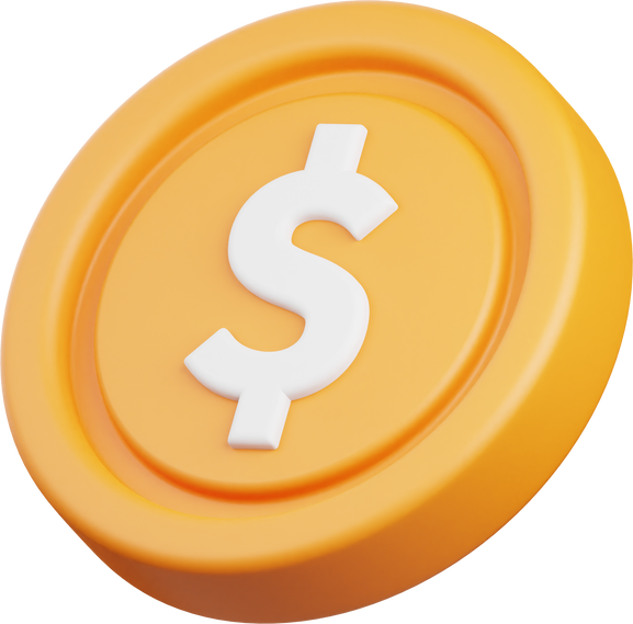 Coin 3D Icon